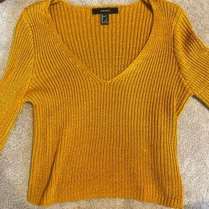 Sweater with bell sleeves